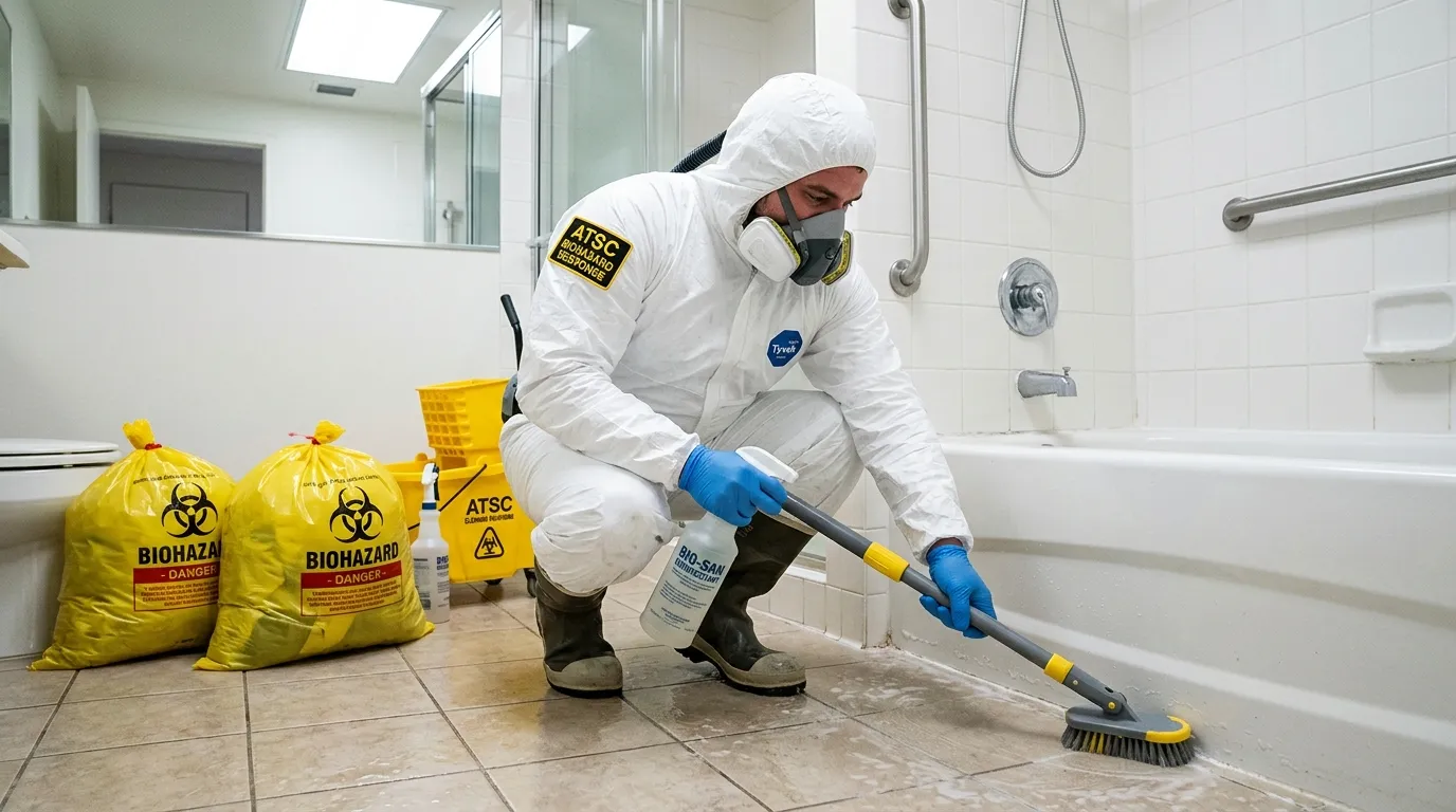 Decontamination equipment deployed for Blood Cleanup in Huron